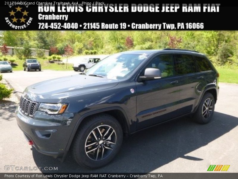 Rhino / Black 2017 Jeep Grand Cherokee Trailhawk 4x4