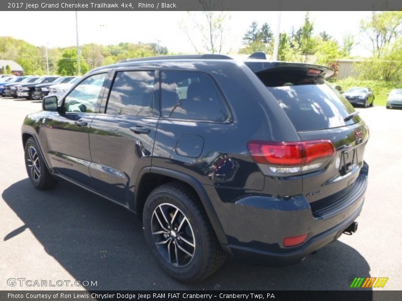 Rhino / Black 2017 Jeep Grand Cherokee Trailhawk 4x4