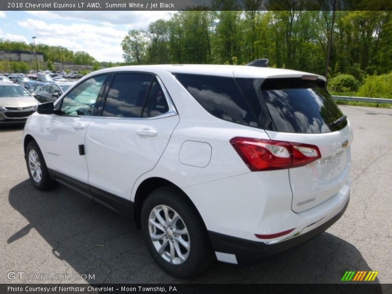 Summit White / Jet Black 2018 Chevrolet Equinox LT AWD