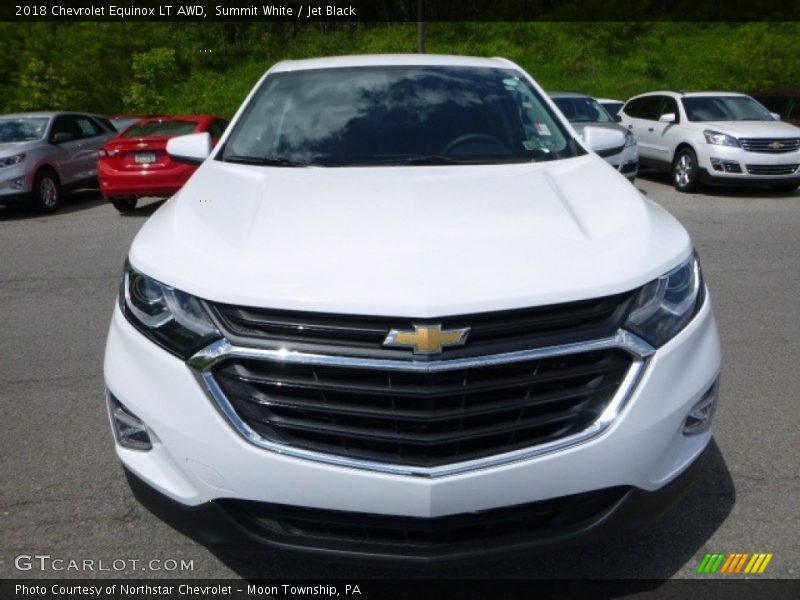 Summit White / Jet Black 2018 Chevrolet Equinox LT AWD