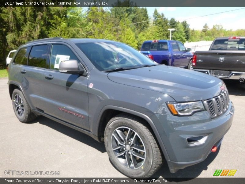 Rhino / Black 2017 Jeep Grand Cherokee Trailhawk 4x4