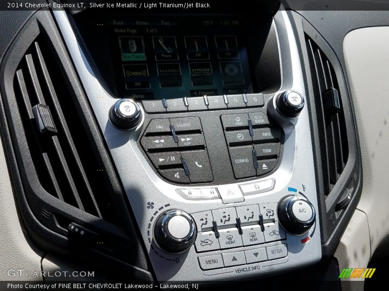 Silver Ice Metallic / Light Titanium/Jet Black 2014 Chevrolet Equinox LT