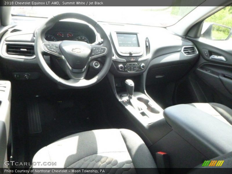 Summit White / Jet Black 2018 Chevrolet Equinox LT AWD