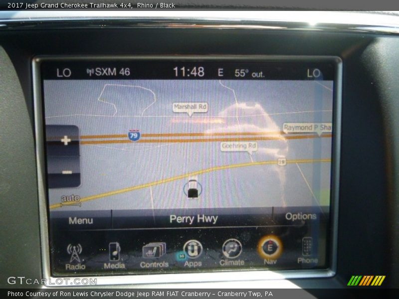 Rhino / Black 2017 Jeep Grand Cherokee Trailhawk 4x4