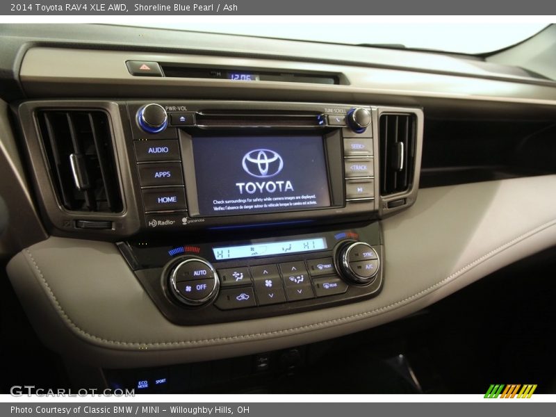 Shoreline Blue Pearl / Ash 2014 Toyota RAV4 XLE AWD