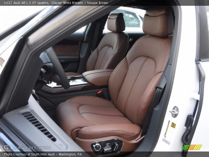  2017 A8 L 3.0T quattro Nougat Brown Interior