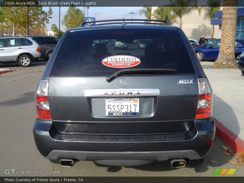 Sage Brush Green Pearl / Quartz 2006 Acura MDX