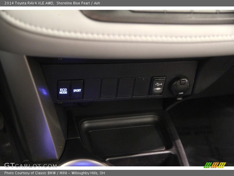 Shoreline Blue Pearl / Ash 2014 Toyota RAV4 XLE AWD