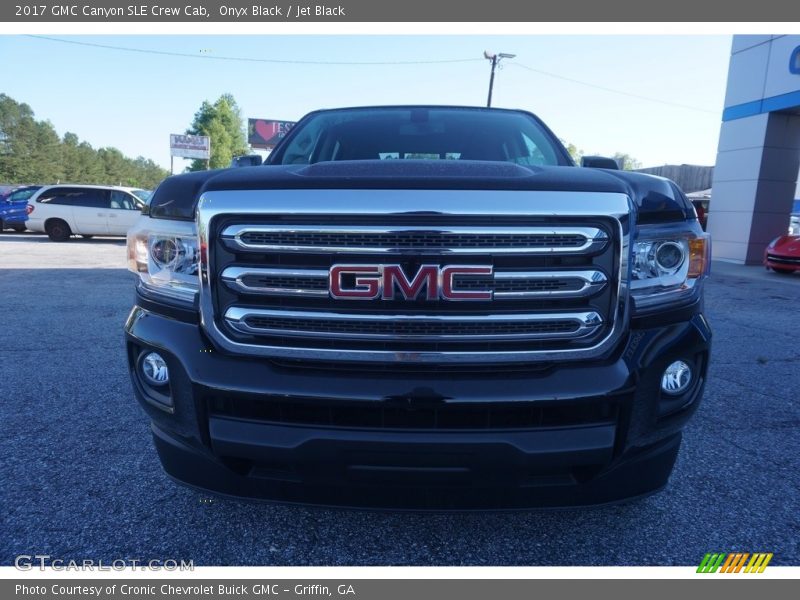 Onyx Black / Jet Black 2017 GMC Canyon SLE Crew Cab