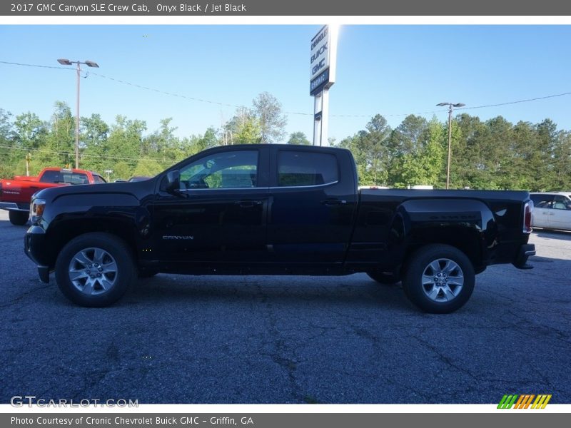 Onyx Black / Jet Black 2017 GMC Canyon SLE Crew Cab
