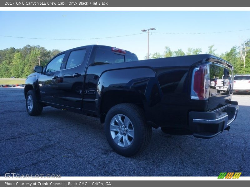 Onyx Black / Jet Black 2017 GMC Canyon SLE Crew Cab