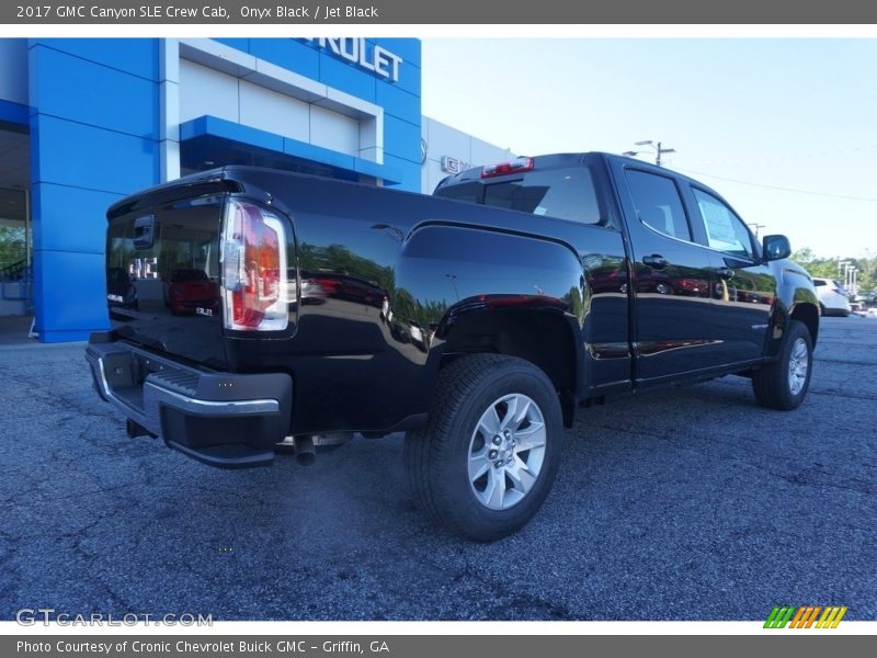 Onyx Black / Jet Black 2017 GMC Canyon SLE Crew Cab