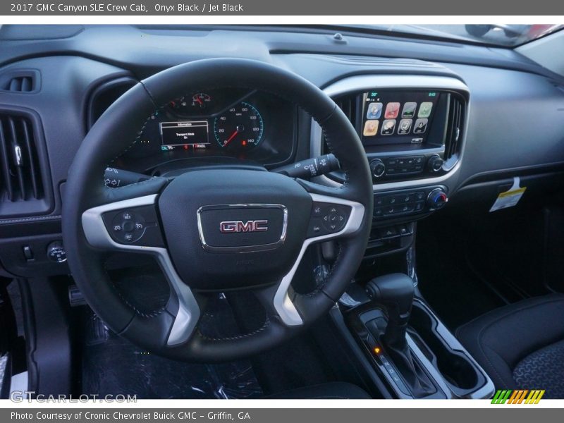 Onyx Black / Jet Black 2017 GMC Canyon SLE Crew Cab