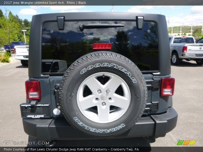 Rhino / Black 2017 Jeep Wrangler Unlimited Sport 4x4