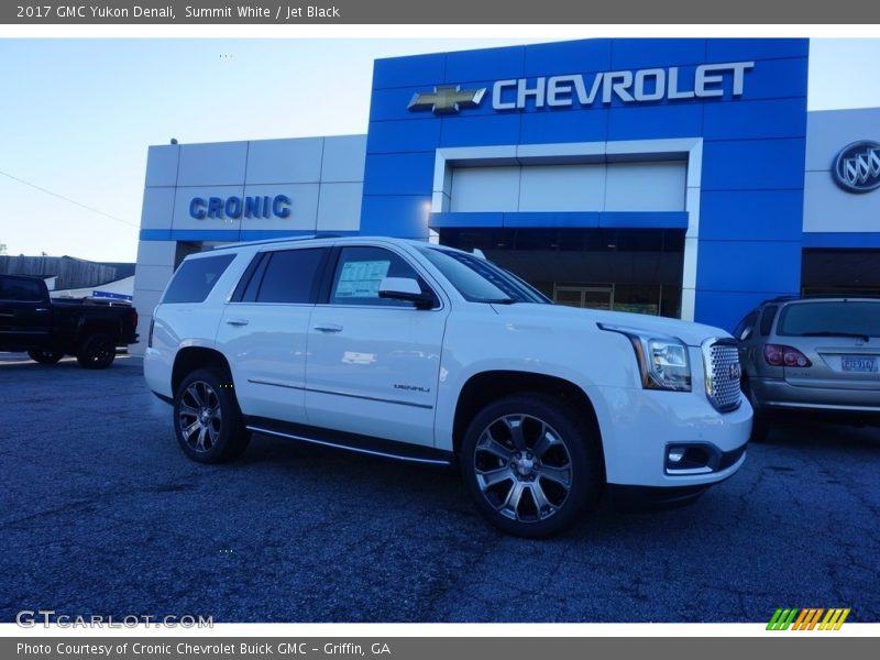 Summit White / Jet Black 2017 GMC Yukon Denali