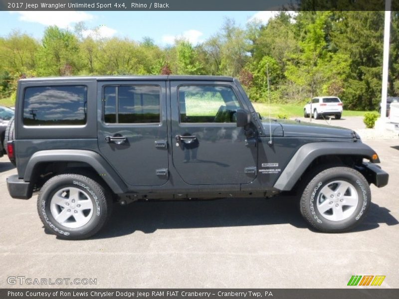 Rhino / Black 2017 Jeep Wrangler Unlimited Sport 4x4