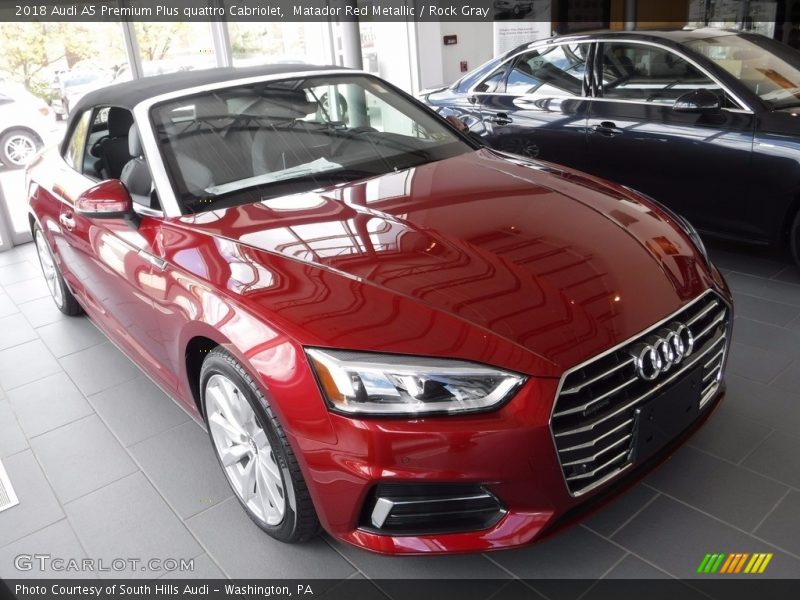  2018 A5 Premium Plus quattro Cabriolet Matador Red Metallic