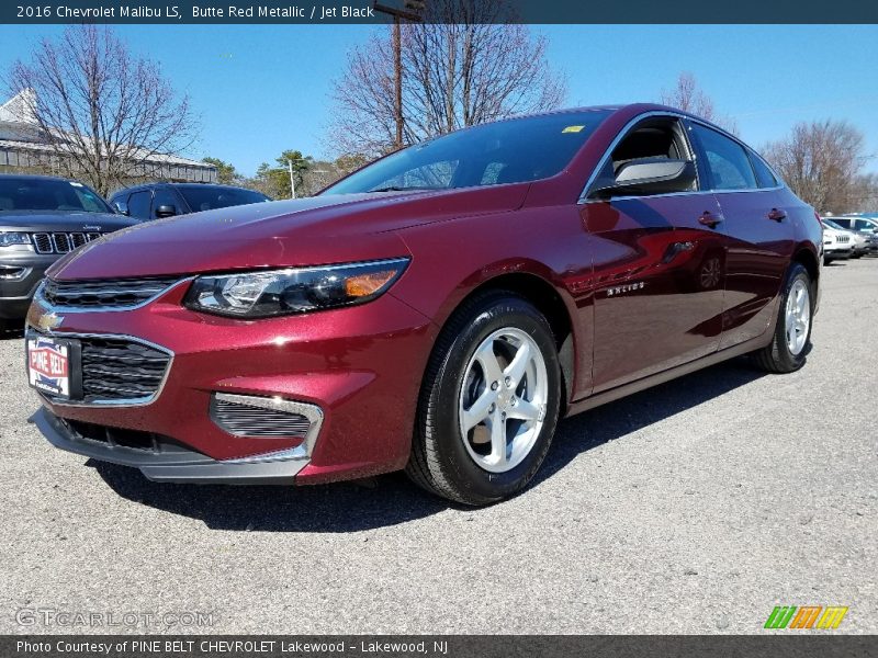 Butte Red Metallic / Jet Black 2016 Chevrolet Malibu LS