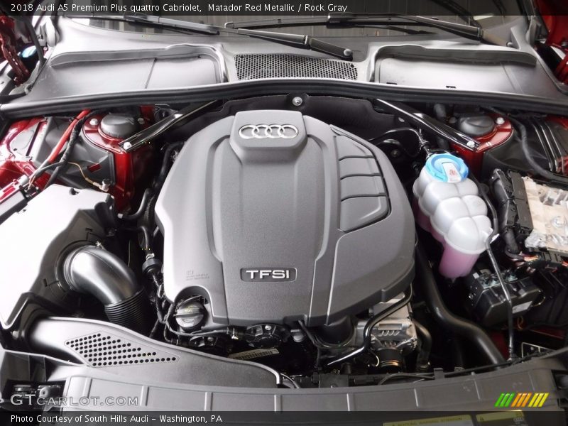  2018 A5 Premium Plus quattro Cabriolet Engine - 2.0 Liter Turbocharged TFSI DOHC 16-Valve VVT 4 Cylinder