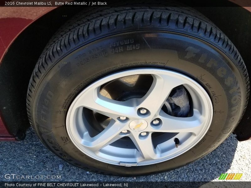 Butte Red Metallic / Jet Black 2016 Chevrolet Malibu LS