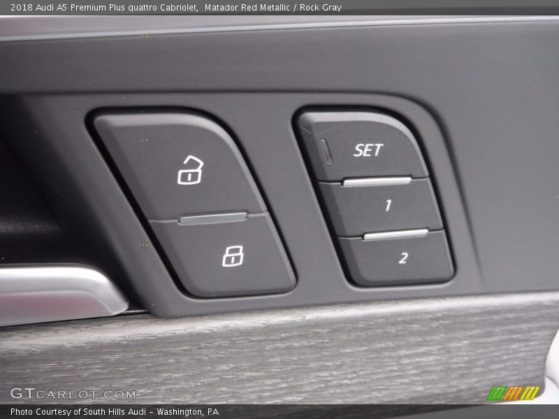 Controls of 2018 A5 Premium Plus quattro Cabriolet