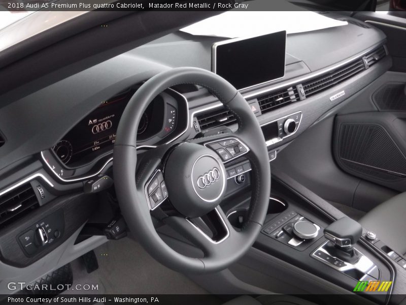 Dashboard of 2018 A5 Premium Plus quattro Cabriolet