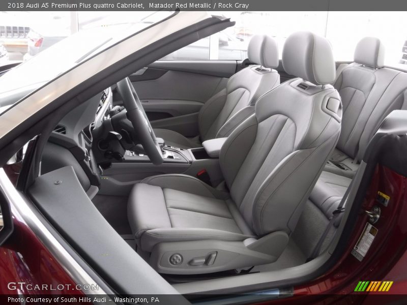  2018 A5 Premium Plus quattro Cabriolet Rock Gray Interior
