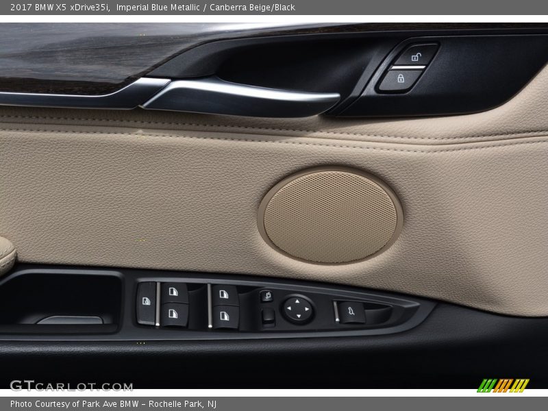 Imperial Blue Metallic / Canberra Beige/Black 2017 BMW X5 xDrive35i
