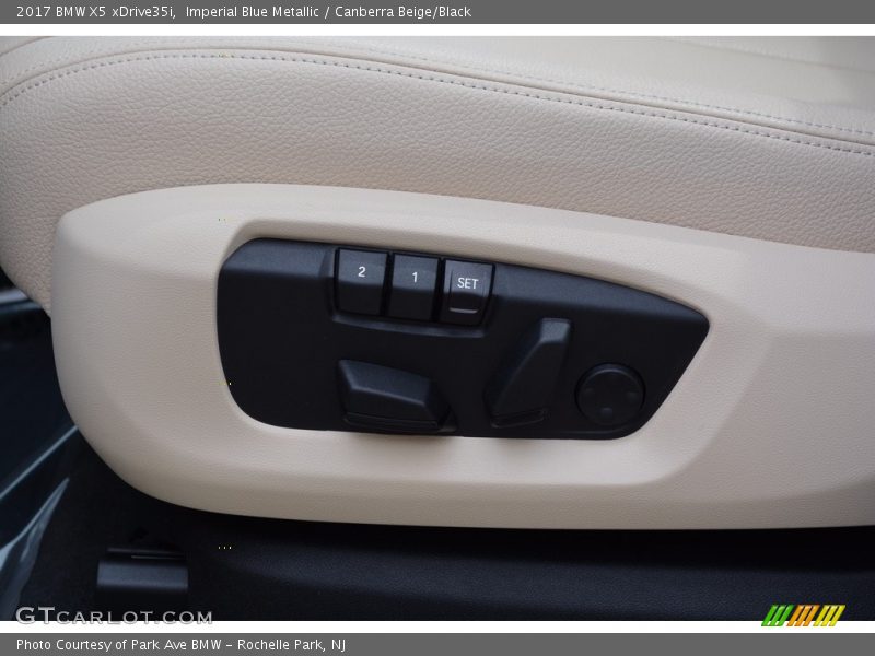 Imperial Blue Metallic / Canberra Beige/Black 2017 BMW X5 xDrive35i