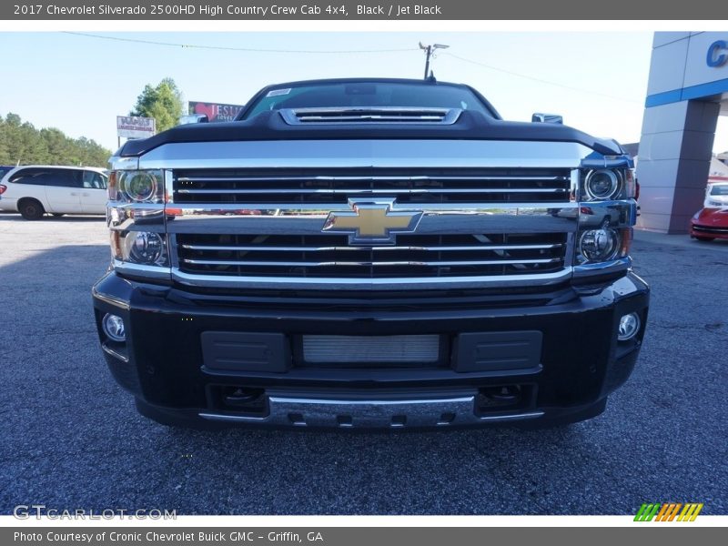 Black / Jet Black 2017 Chevrolet Silverado 2500HD High Country Crew Cab 4x4