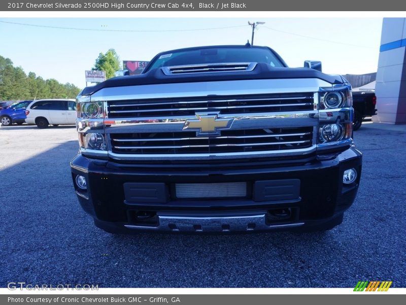 Black / Jet Black 2017 Chevrolet Silverado 2500HD High Country Crew Cab 4x4