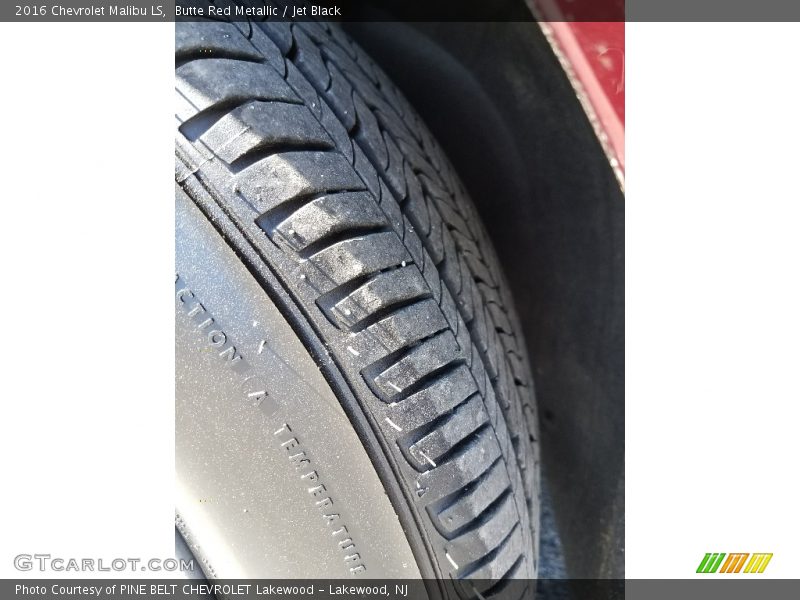 Butte Red Metallic / Jet Black 2016 Chevrolet Malibu LS