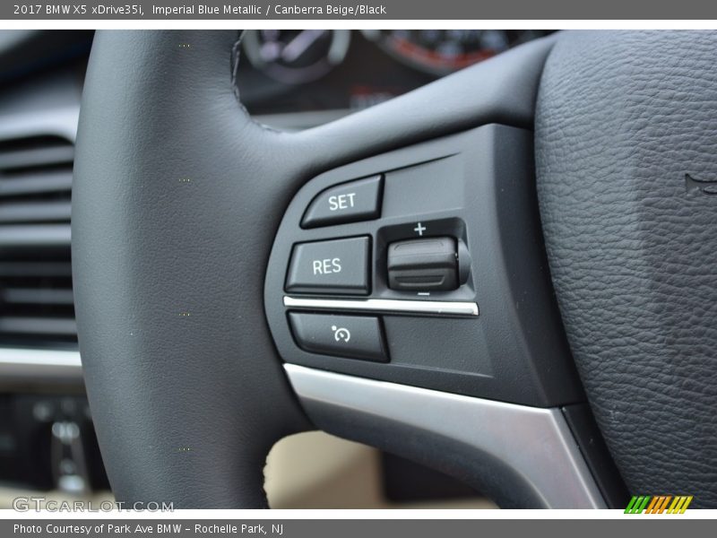 Imperial Blue Metallic / Canberra Beige/Black 2017 BMW X5 xDrive35i
