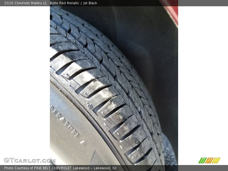 Butte Red Metallic / Jet Black 2016 Chevrolet Malibu LS