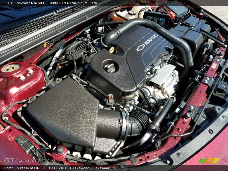 Butte Red Metallic / Jet Black 2016 Chevrolet Malibu LS