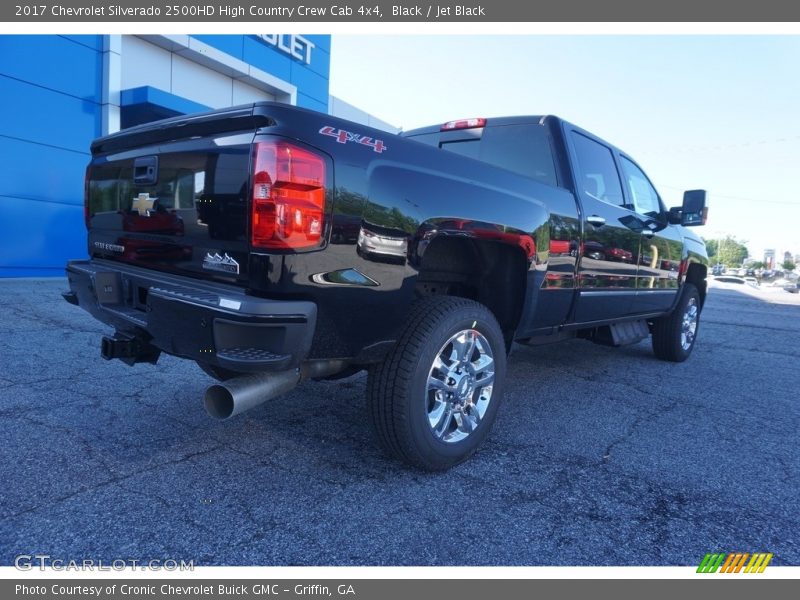 Black / Jet Black 2017 Chevrolet Silverado 2500HD High Country Crew Cab 4x4