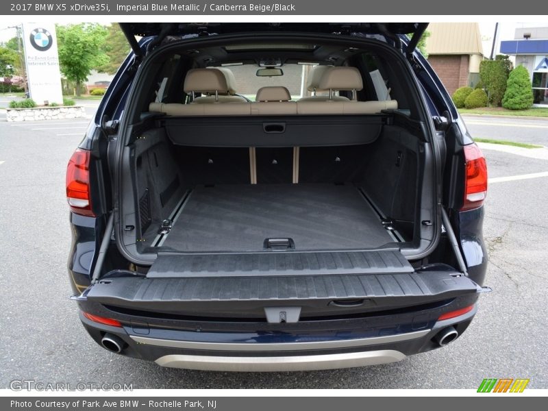 Imperial Blue Metallic / Canberra Beige/Black 2017 BMW X5 xDrive35i