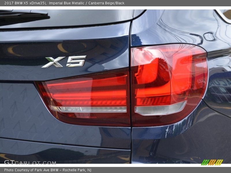 Imperial Blue Metallic / Canberra Beige/Black 2017 BMW X5 xDrive35i