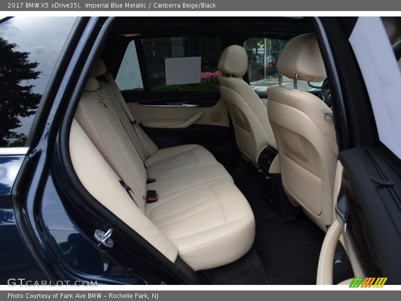 Imperial Blue Metallic / Canberra Beige/Black 2017 BMW X5 xDrive35i