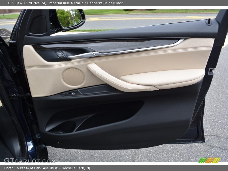Imperial Blue Metallic / Canberra Beige/Black 2017 BMW X5 xDrive35i
