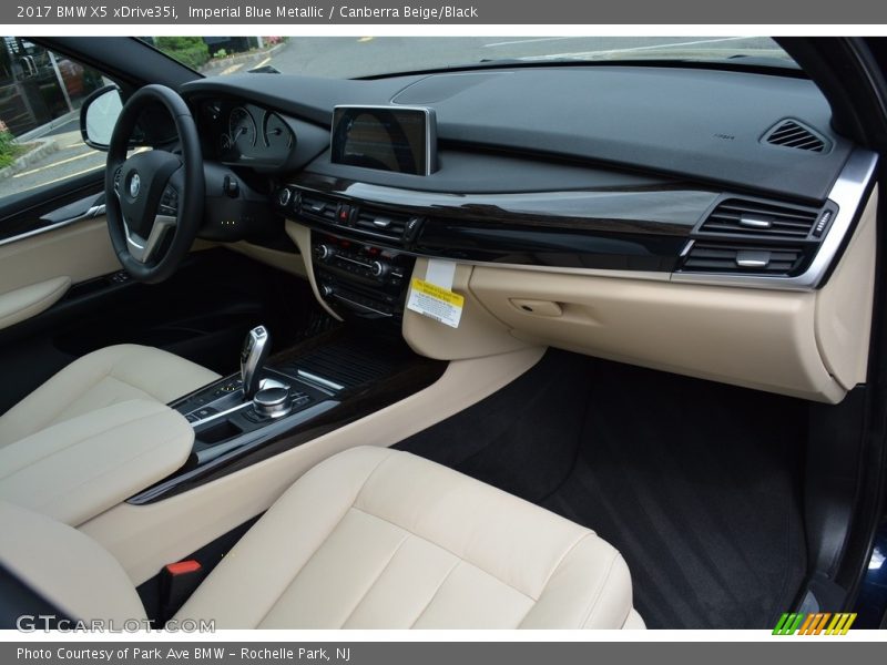 Imperial Blue Metallic / Canberra Beige/Black 2017 BMW X5 xDrive35i