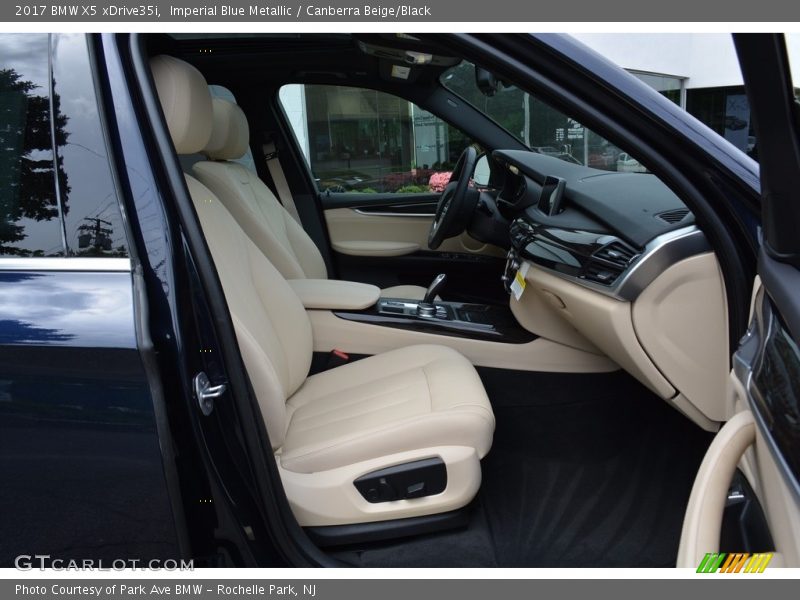 Imperial Blue Metallic / Canberra Beige/Black 2017 BMW X5 xDrive35i