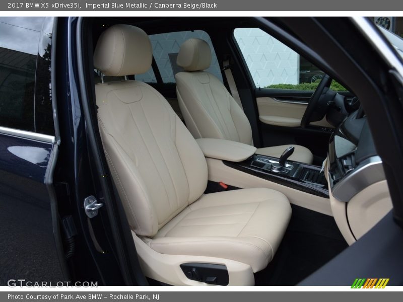 Imperial Blue Metallic / Canberra Beige/Black 2017 BMW X5 xDrive35i