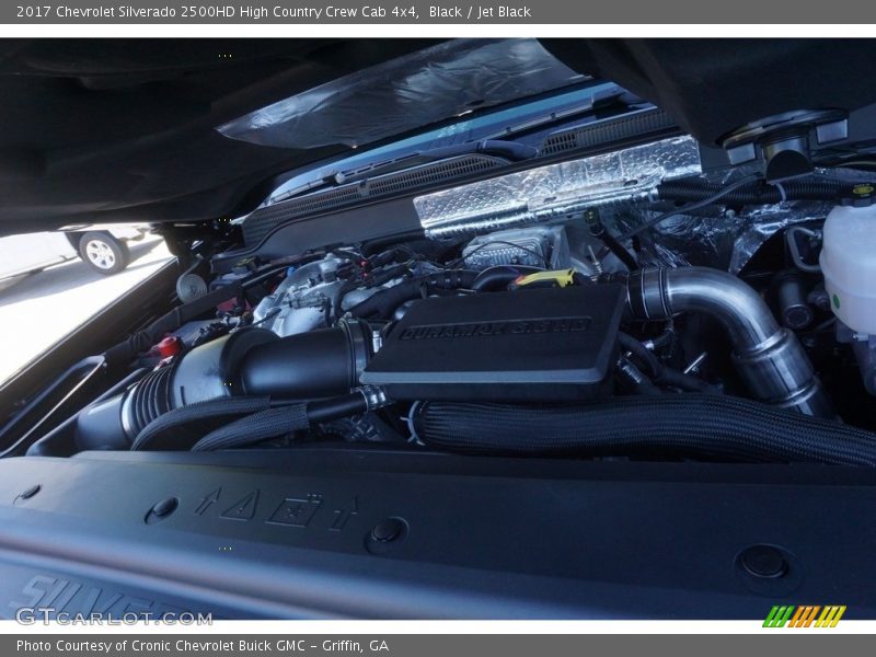 Black / Jet Black 2017 Chevrolet Silverado 2500HD High Country Crew Cab 4x4