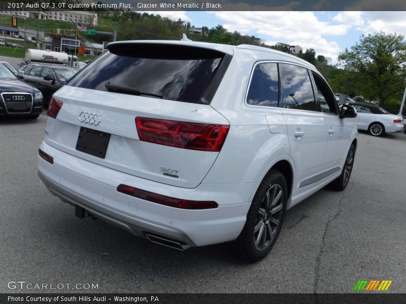 Glacier White Metallic / Black 2017 Audi Q7 3.0T quattro Premium Plus