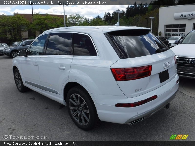 Glacier White Metallic / Black 2017 Audi Q7 3.0T quattro Premium Plus
