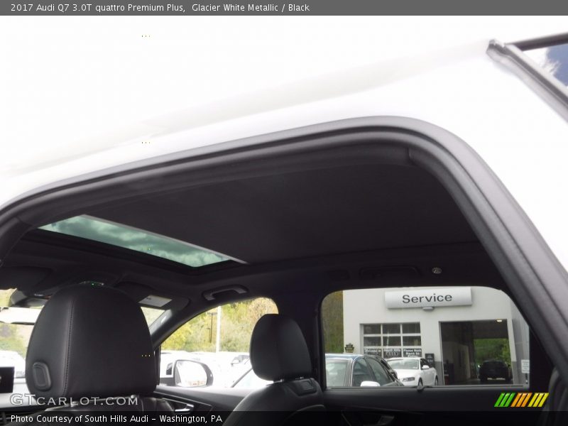 Glacier White Metallic / Black 2017 Audi Q7 3.0T quattro Premium Plus