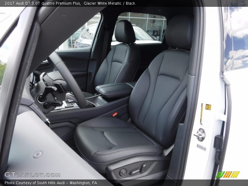 Glacier White Metallic / Black 2017 Audi Q7 3.0T quattro Premium Plus