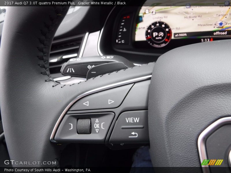 Glacier White Metallic / Black 2017 Audi Q7 3.0T quattro Premium Plus