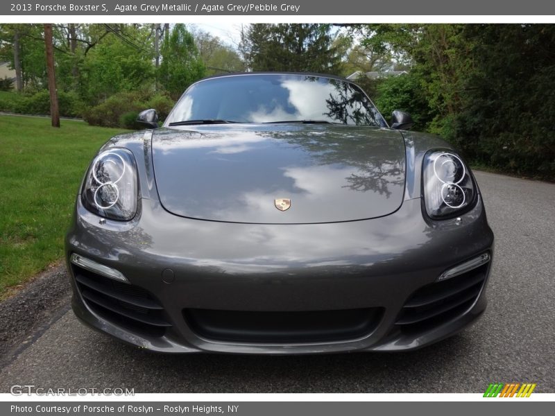 Agate Grey Metallic / Agate Grey/Pebble Grey 2013 Porsche Boxster S